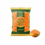 عدس احمر مجروش 900 غرام